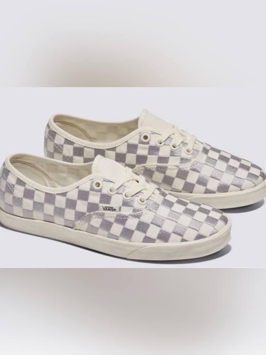 Vans Shoes - Vans Embroidered Check Authentic Low Pro Sneaker Shoes!!!(Womens Sz 6.5)